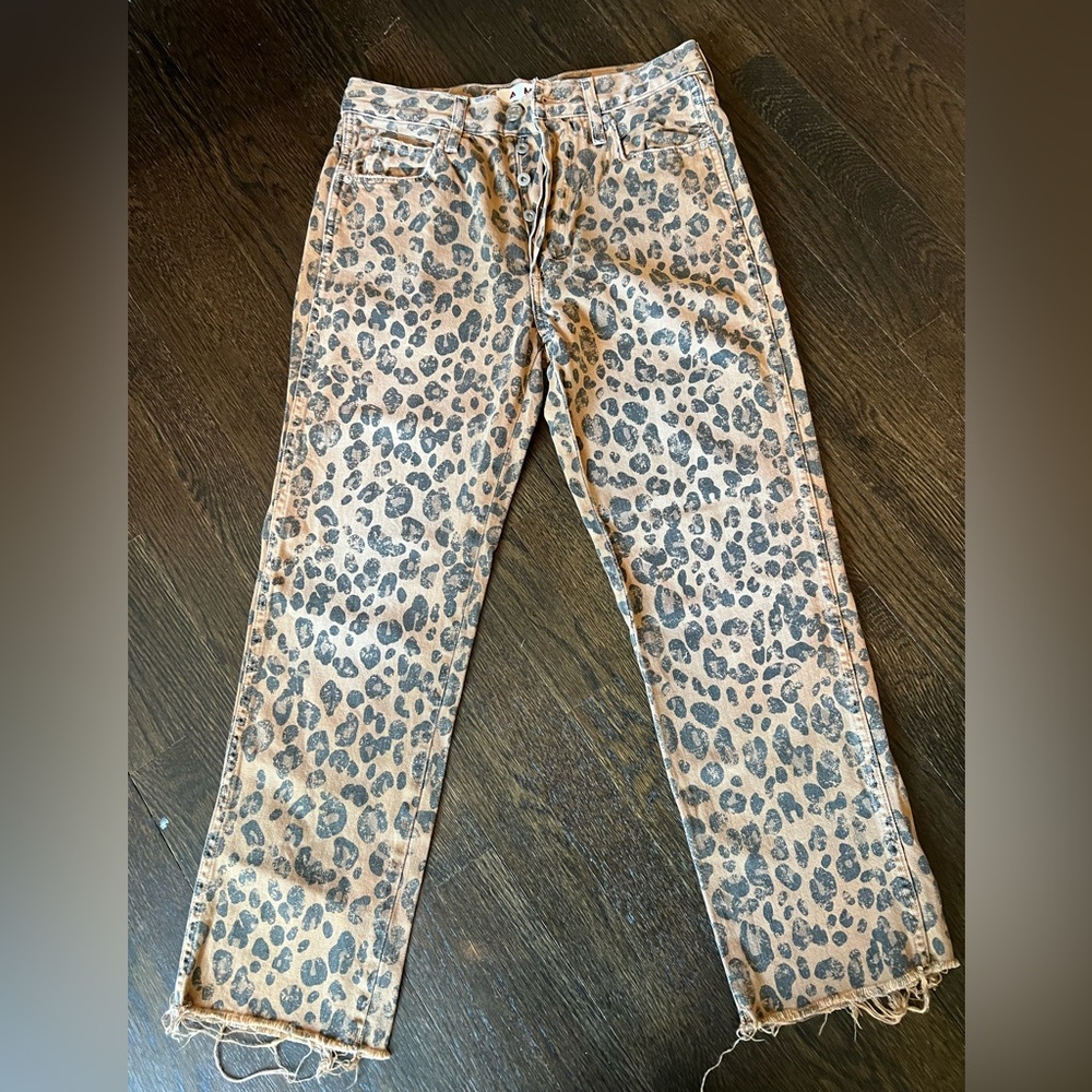 AMO leopard jeans.